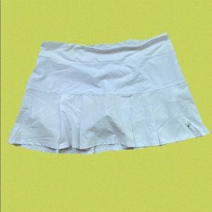 White PRINCE Tennis Skirt